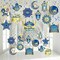 30 PCS Ramadan Mubarak Decorations, Eid Mubarak Hanging Swirl Shining Gold Star Moon Lantern Ceiling Foil Decor for Eid Al-fitr Party Egyptian Holiday Decorations Supplies (Blue and Gold)
